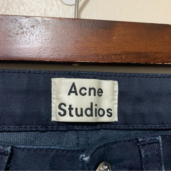 Acne Studios Women’s Navy Deep Blue Denim Jeans size 6 - Picture 2 of 11